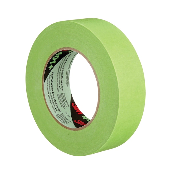 Masking Tape, 1 1/2x60 yd., Green , PK16, 1 1/2" W x 60 yds. L, Green, 16 PK